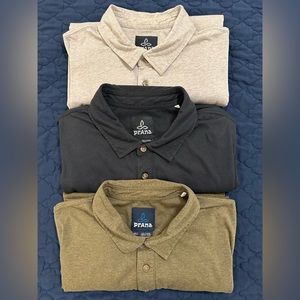 Prana Polo Lot (qty. 3)